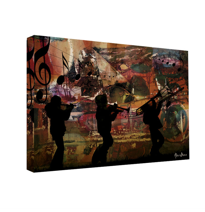 Jazz Trio' Wrapped Canvas Wall Art