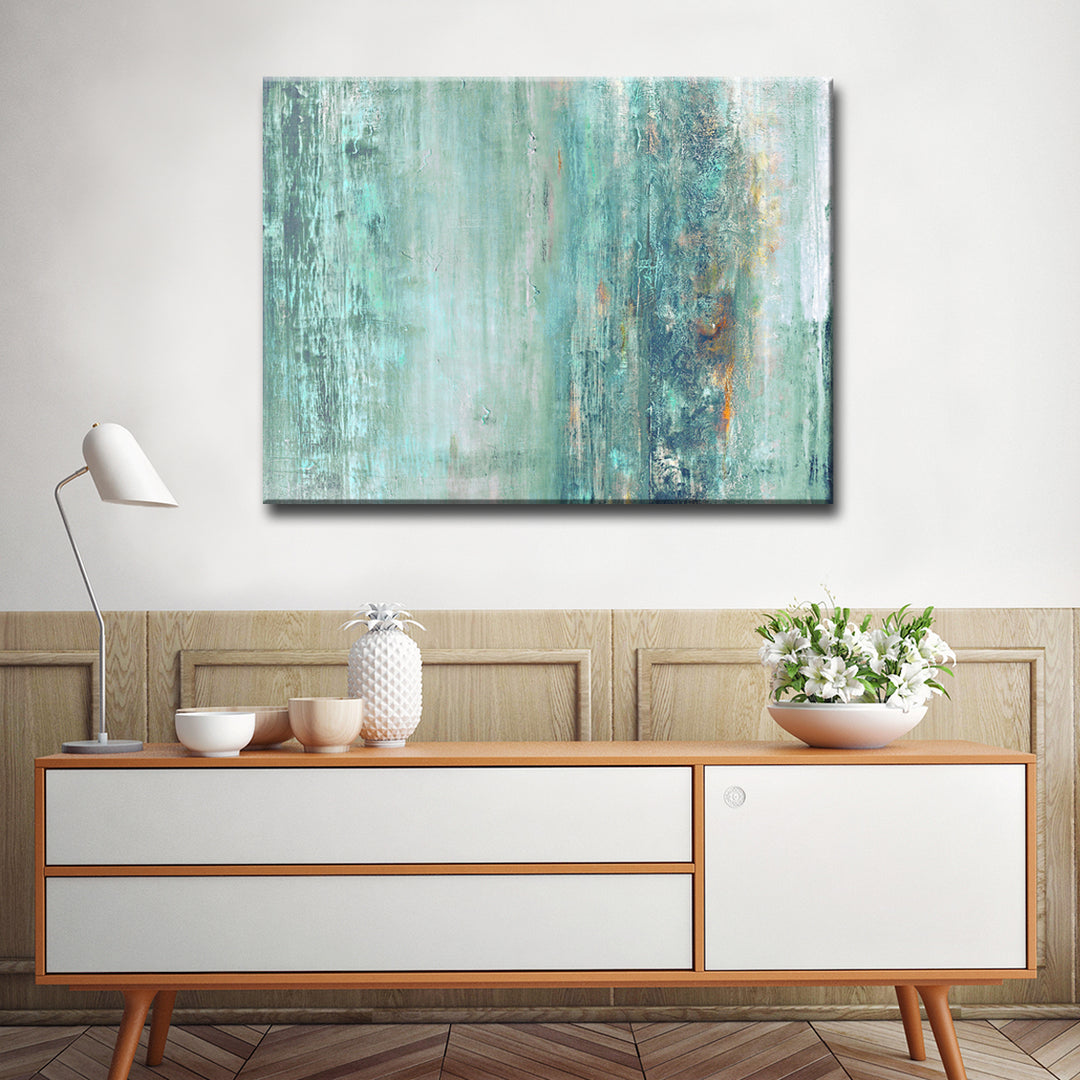 Abstract Spa' Wrapped Canvas Wall Art - Ready2HangArt