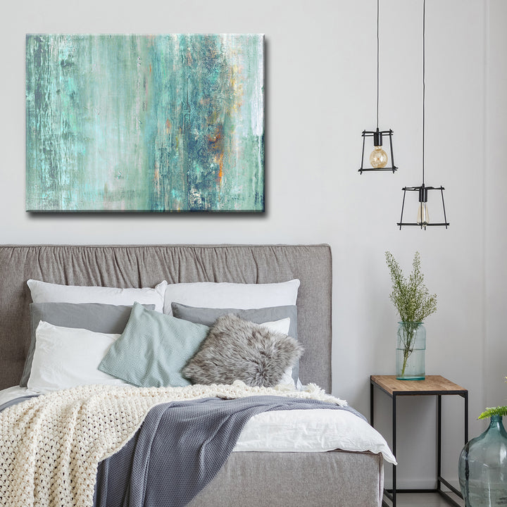 Abstract Spa' Wrapped Canvas Wall Art - Ready2HangArt