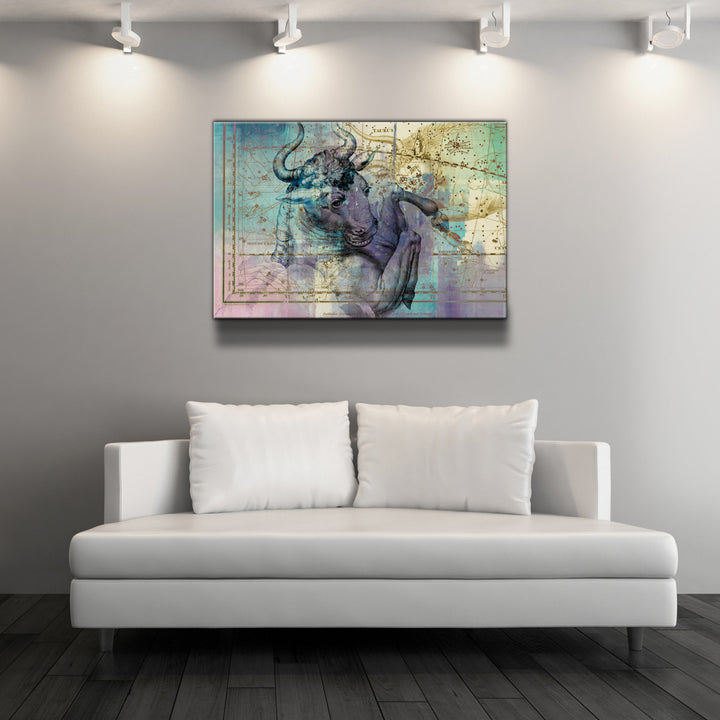 Zodiac Study: Taurus' Wrapped Canvas Wall Art