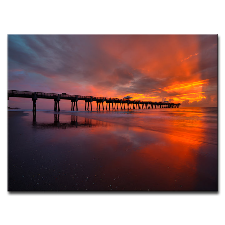Sky Ablaze' Wrapped Canvas Wall Art