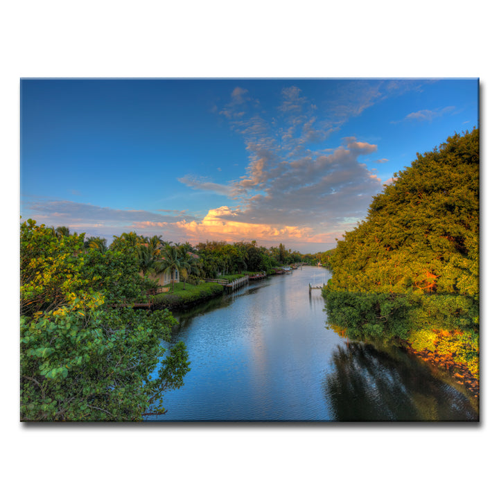 Topaz Alley' Wrapped Canvas Wall Art