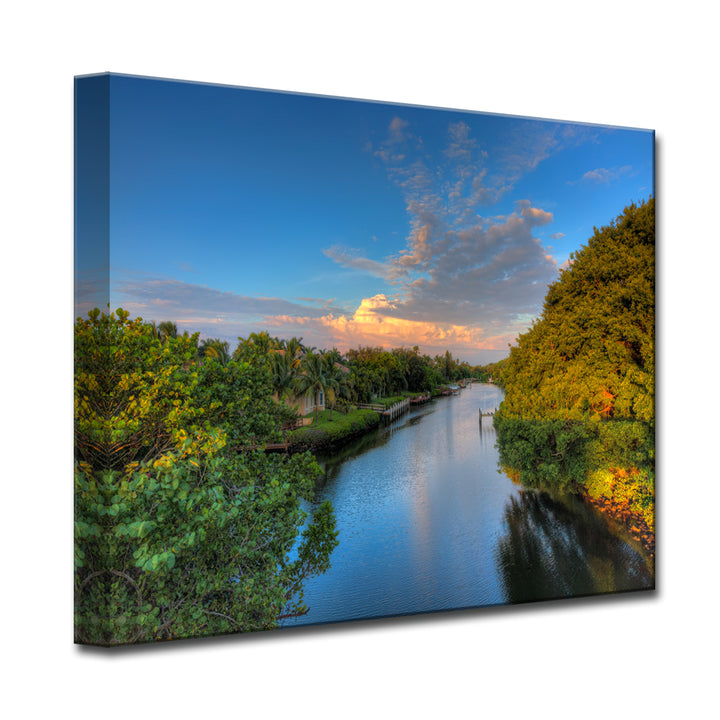 Topaz Alley' Wrapped Canvas Wall Art