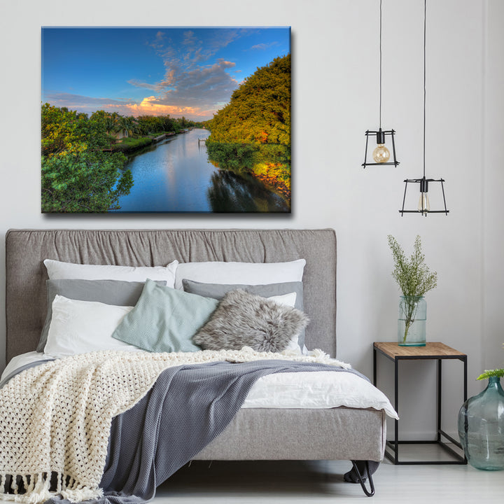Topaz Alley' Wrapped Canvas Wall Art