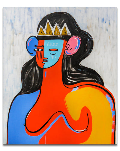 One of a Kind Original 'King' by Alejandra Linares