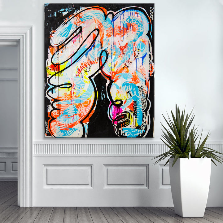 One of a Kind Original 'Love Your Body' by Alejandra Linares