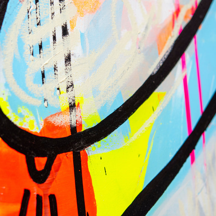 One of a Kind Original 'Love Your Body' by Alejandra Linares