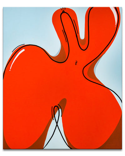 One of a Kind Original 'Red Like Roses' by Alejandra Linares