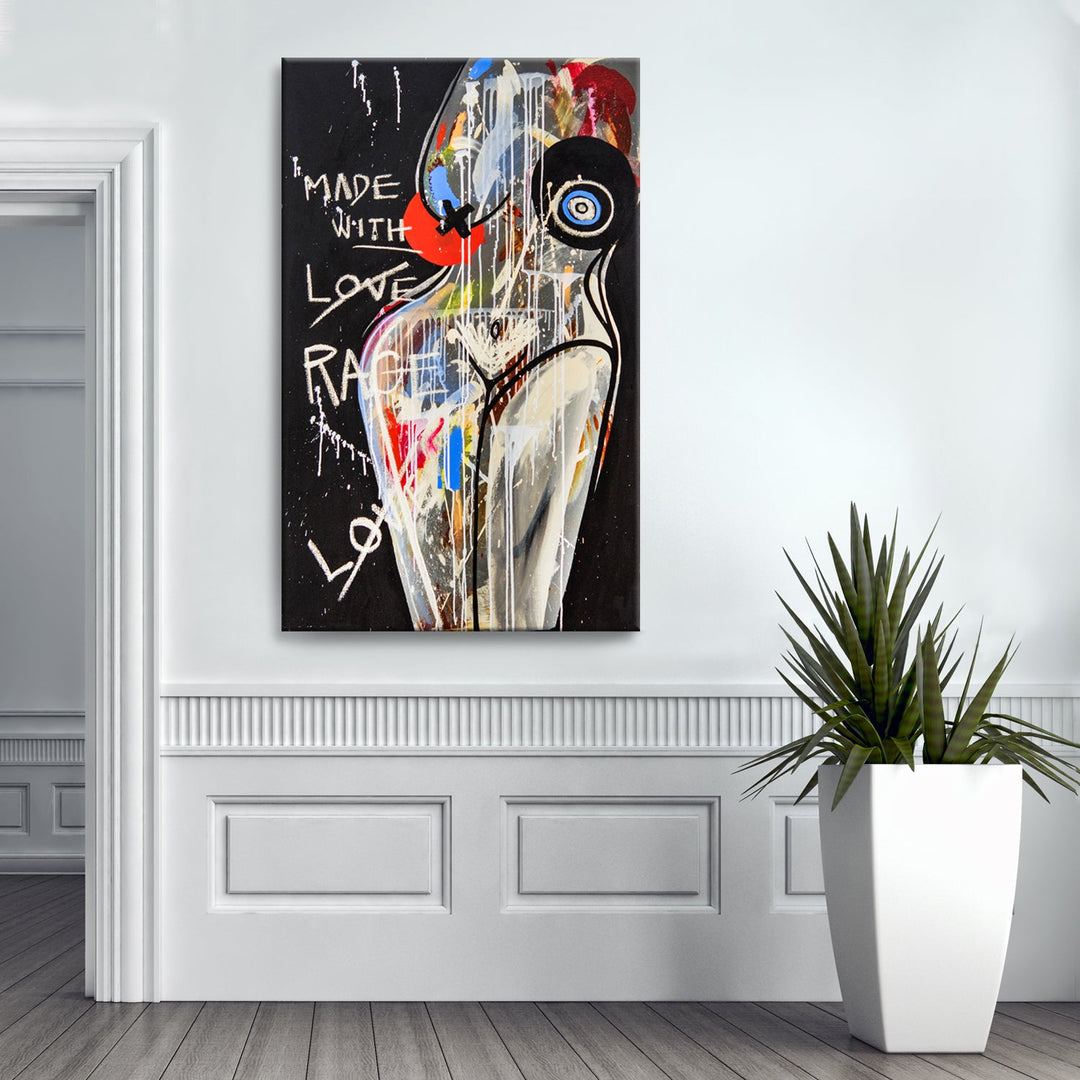 One of a Kind Original 'Made with Love' by Alejandra Linares