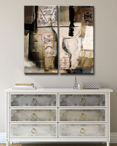 Fine Reserve' 2 Piece Wrapped Canvas Wall Art Set