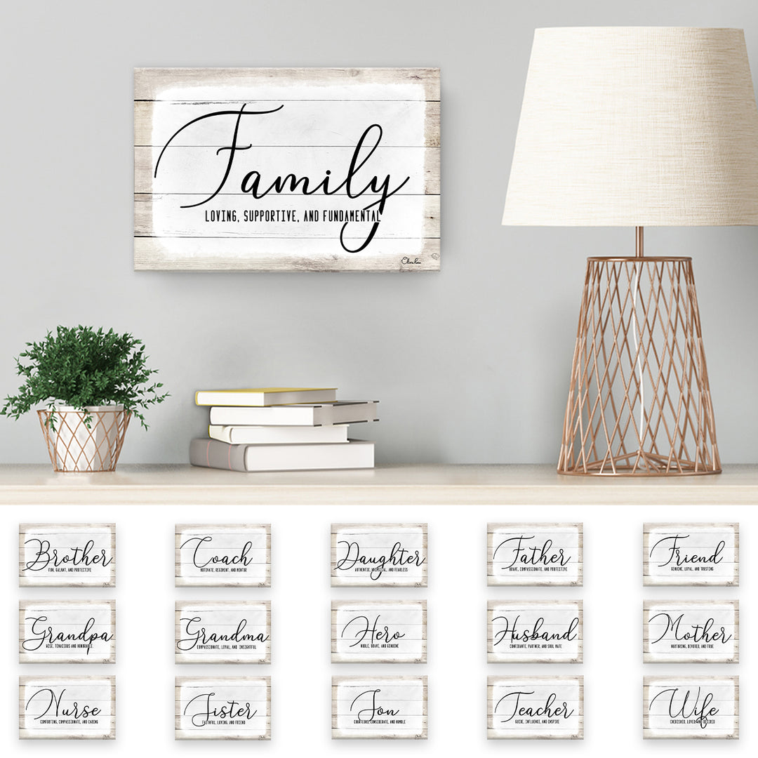 'Admiration' Wrapped Canvas Textual Wall Art