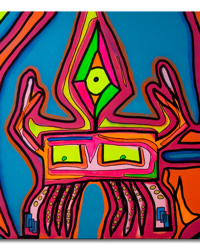 One of a Kind Original 'Untitled IV' by Big Bear