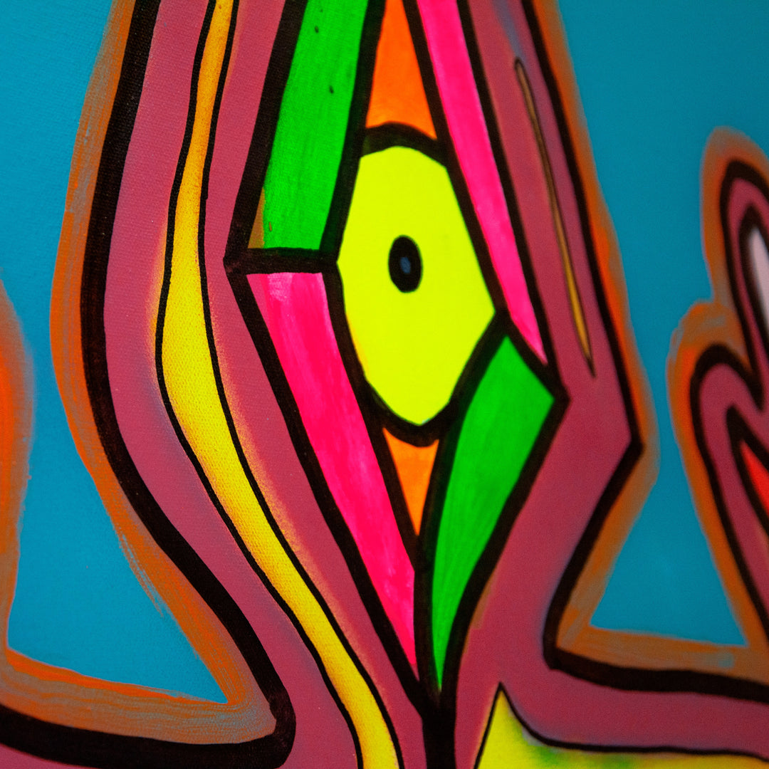 One of a Kind Original 'Untitled IV' by Big Bear