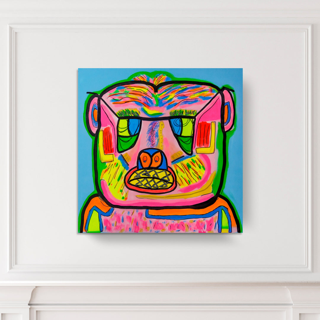 One of a Kind Original 'Untitled VI' by Big Bear