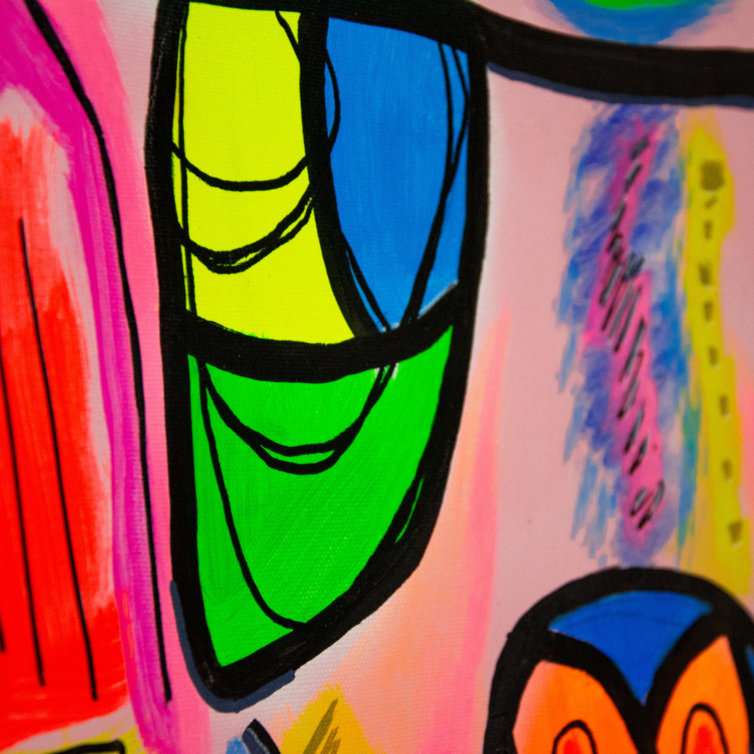 One of a Kind Original 'Untitled VI' by Big Bear