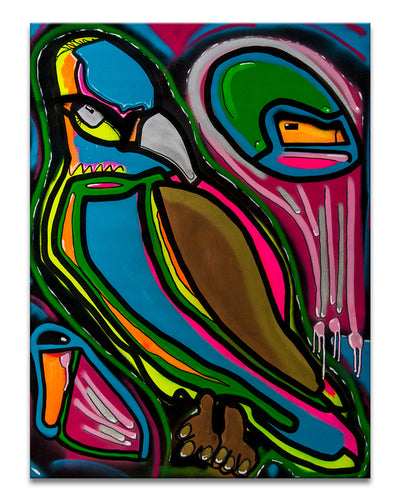 One of a Kind Original 'Untitled VII' by Big Bear