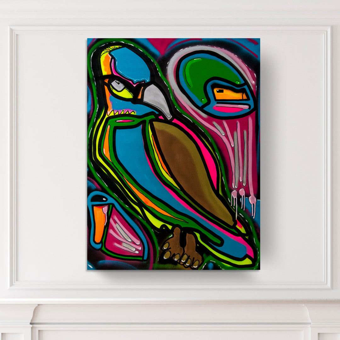 One of a Kind Original 'Untitled VII' by Big Bear