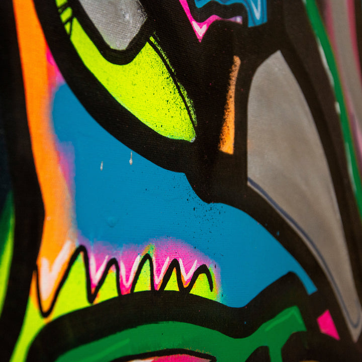 One of a Kind Original 'Untitled VII' by Big Bear