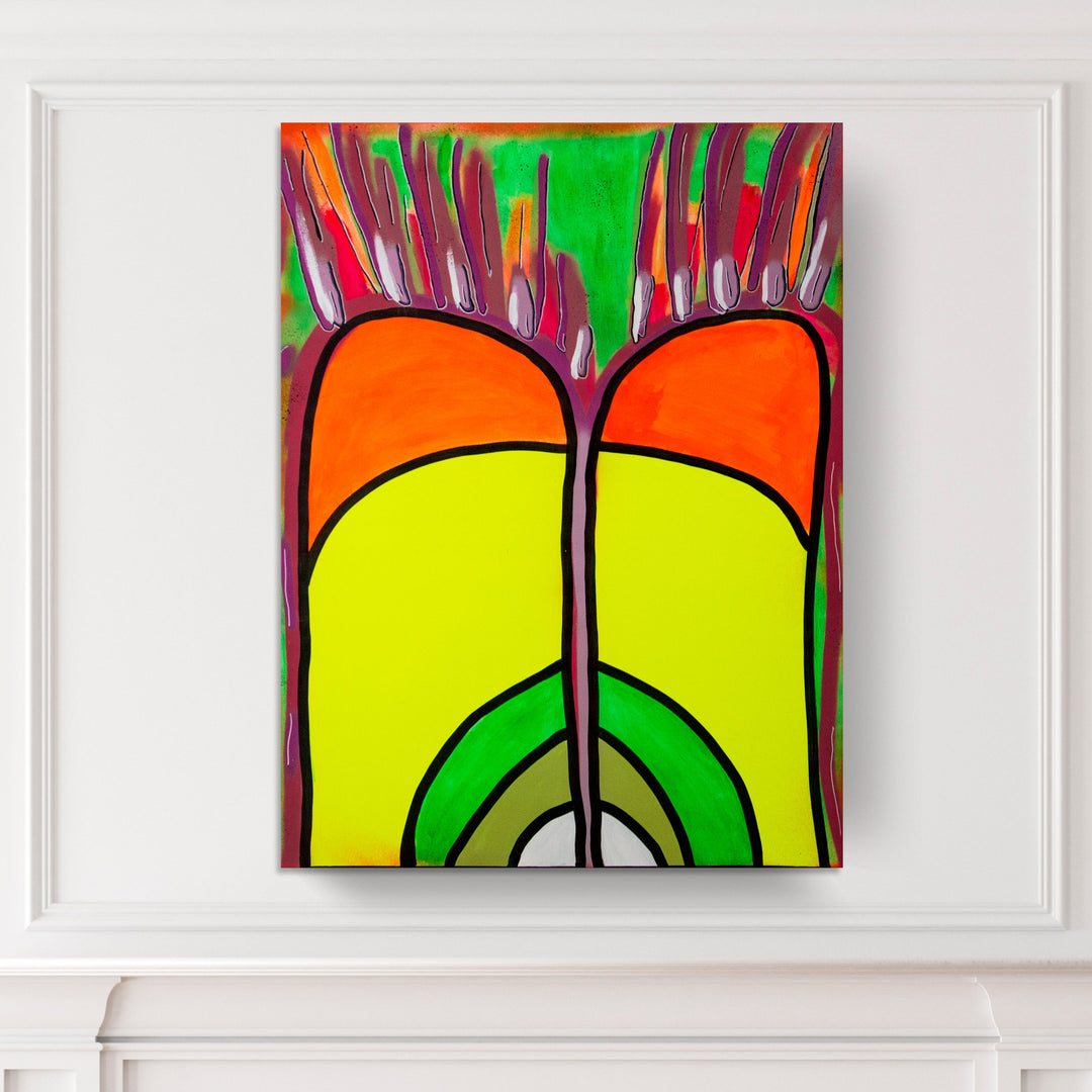 One of a Kind Original 'Untitled VIII' by Big Bear