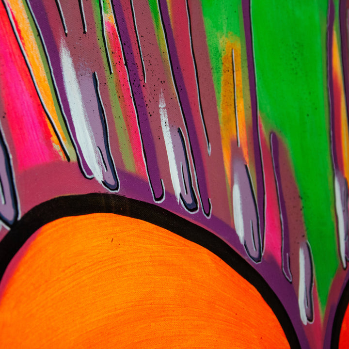 One of a Kind Original 'Untitled VIII' by Big Bear