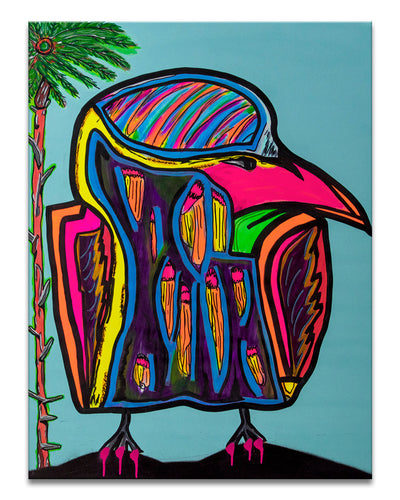 One of a Kind Original 'Untitled No. 10' by Big Bear