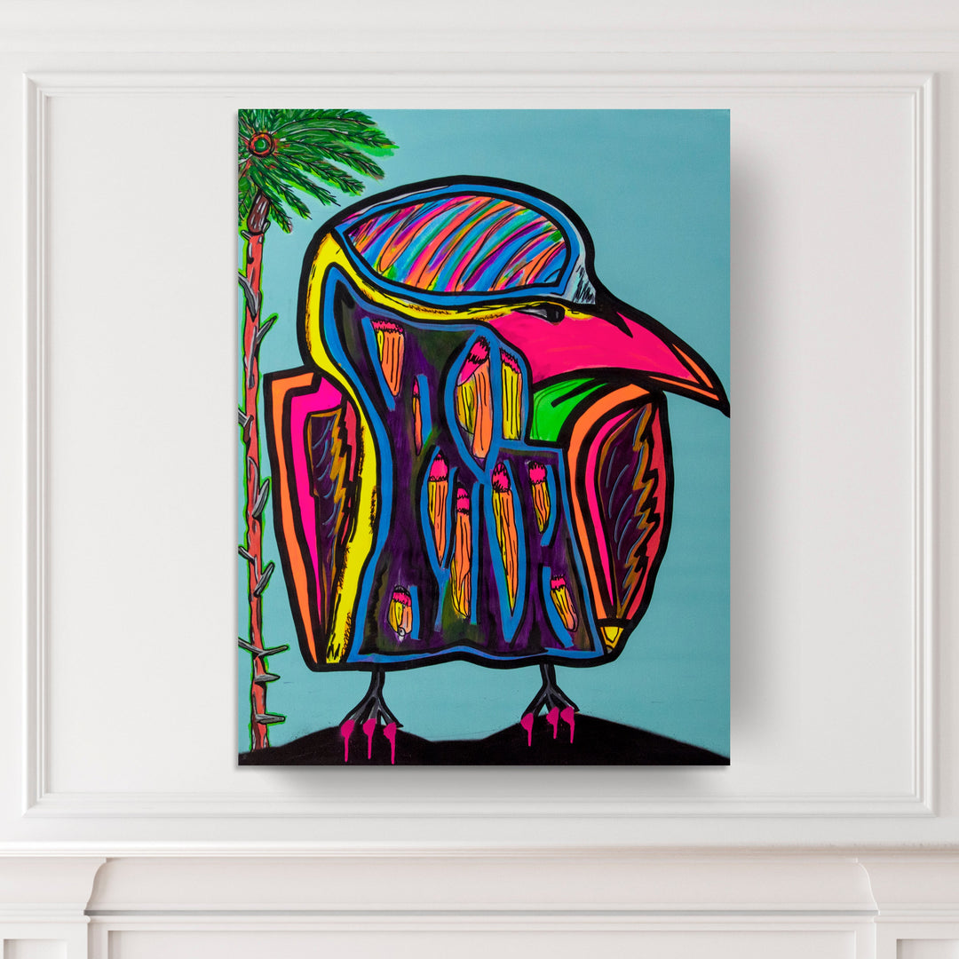 One of a Kind Original 'Untitled X' by Big Bear