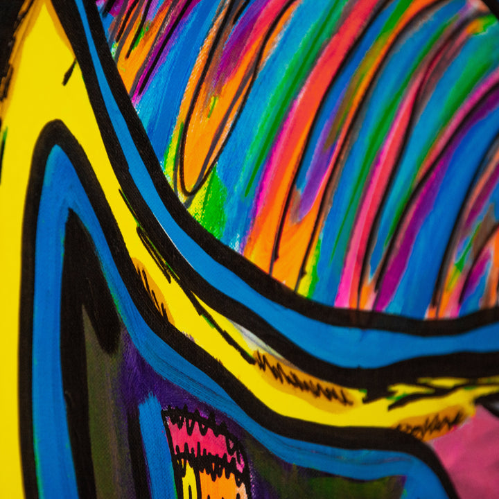 One of a Kind Original 'Untitled X' by Big Bear