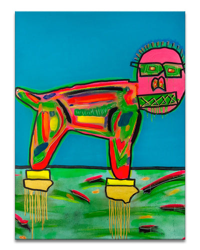 One of a Kind Original 'Untitled No. 12' by Big Bear