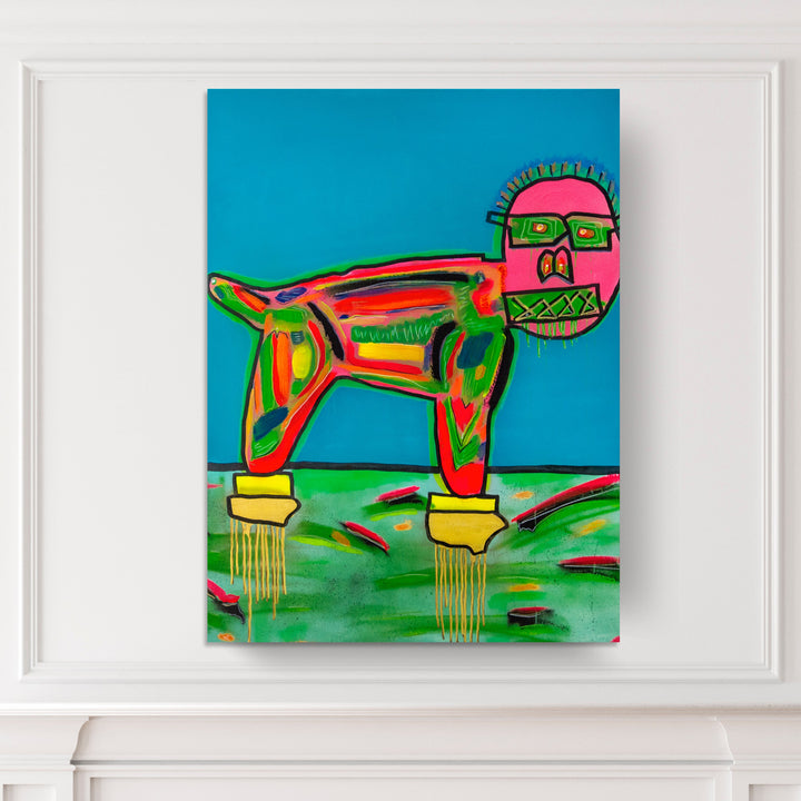 One of a Kind Original 'Untitled XII' by Big Bear