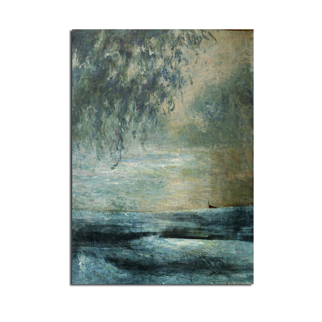 BX Abstract XXVIII' Wrapped Canvas Wall Art - Ready2HangArt