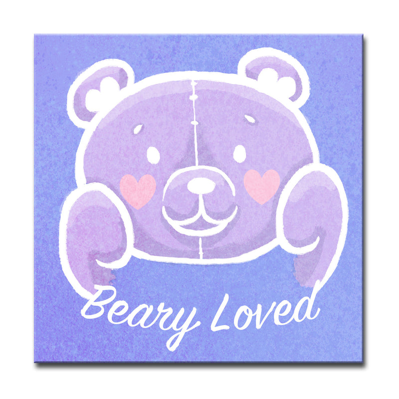 Beary Loved' Wrapped Canvas Wall Art
