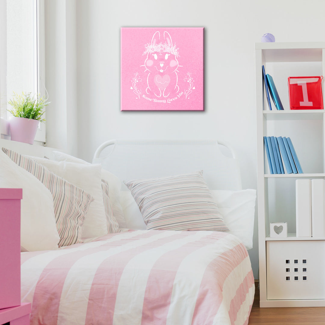 Some Bunny Loves You' Wrapped Canvas Wall Art