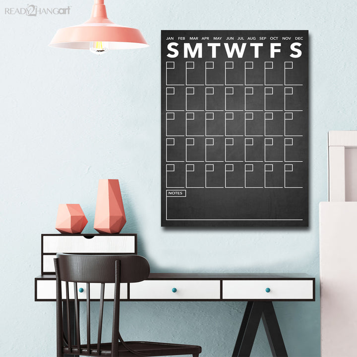 Modern Dry Erase Monthly Calendar on ArtPlexi
