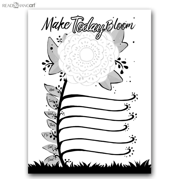 Pretty Dry Erase Weekly Calendar on ArtPlexi