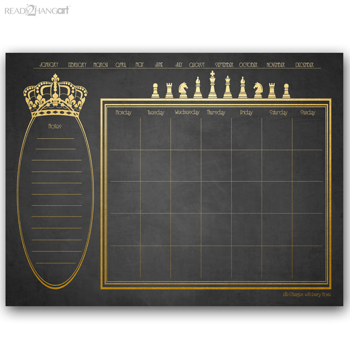 Regal Dry Erase Monthly Calendar on ArtPlexi