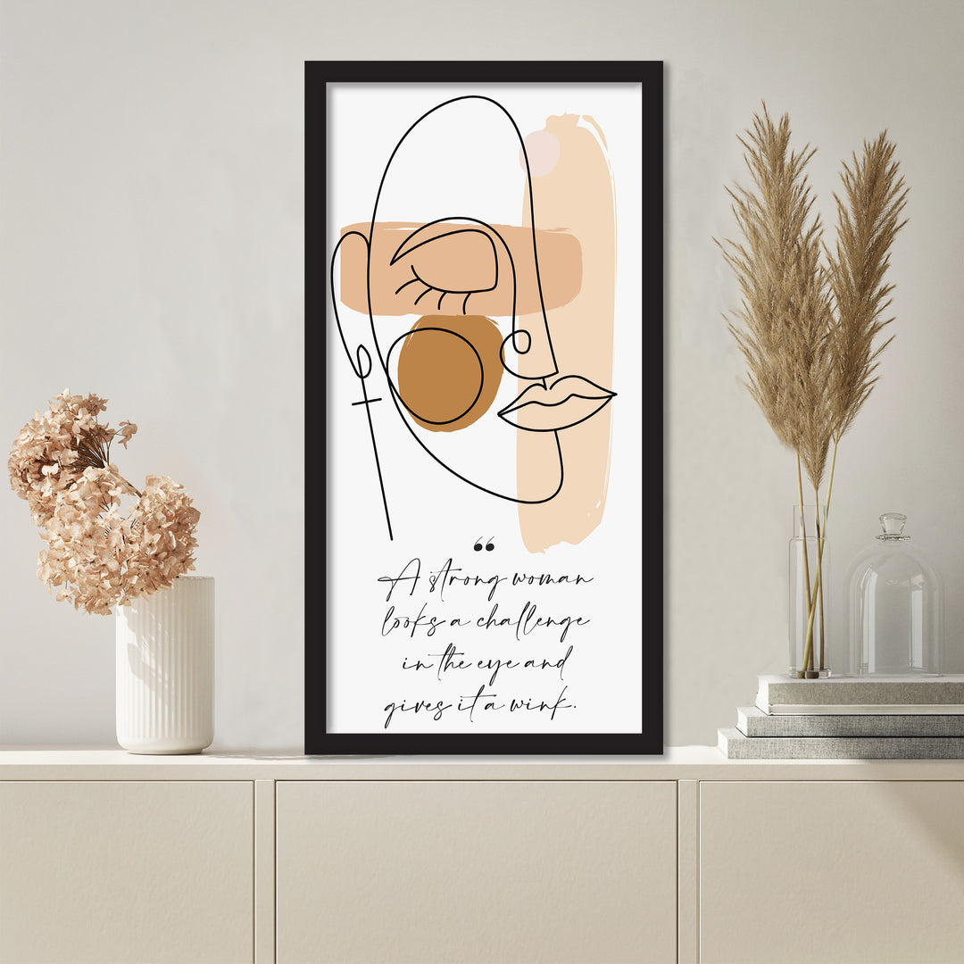 'Mur Contour I'  Wall Art