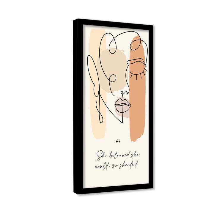 'Mur Contour III'  Wall Art