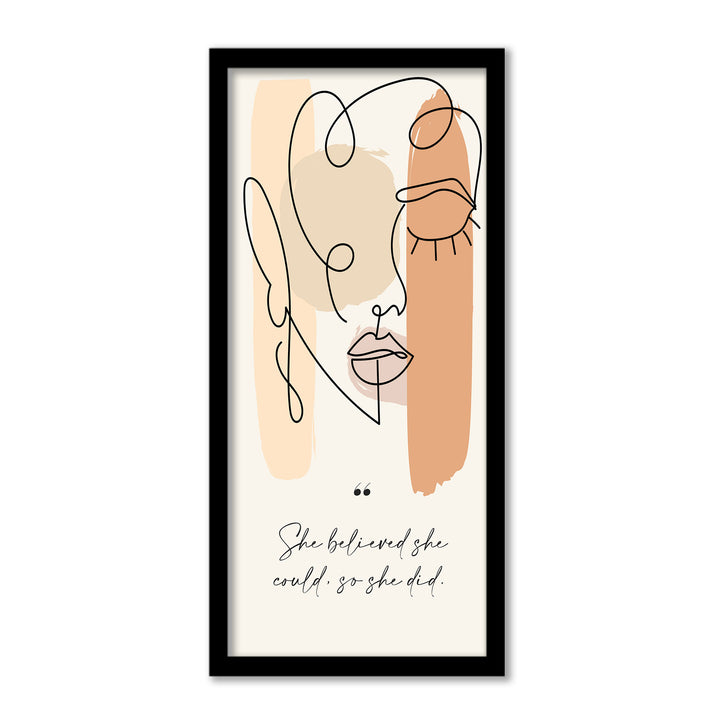'Mur Contour III'  Wall Art