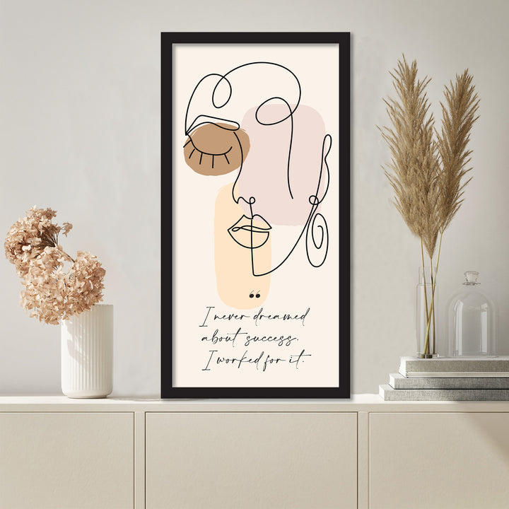 'Mur Contour V'  Wall Art