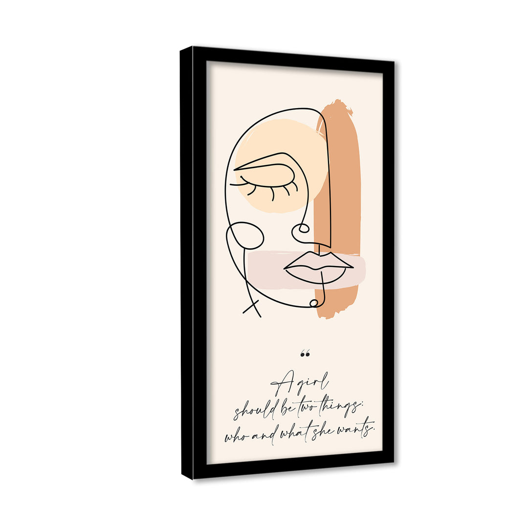 'Mur Contour X'  Wall Art