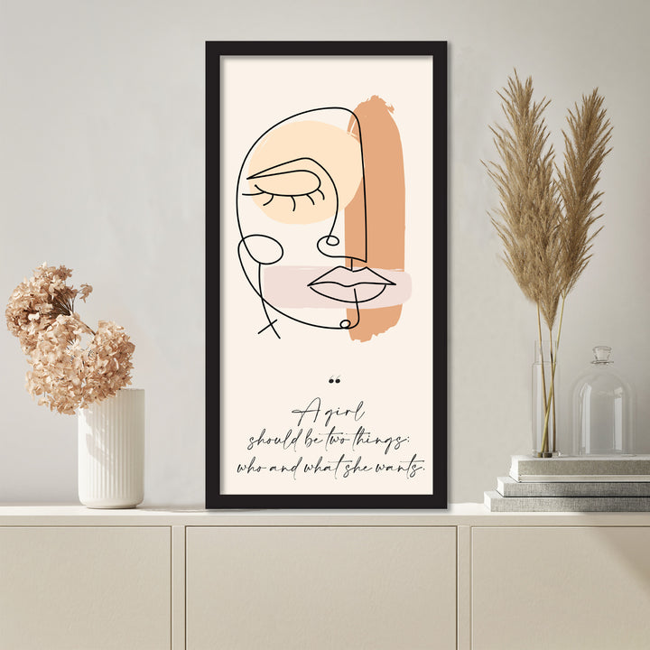 'Mur Contour X'  Wall Art