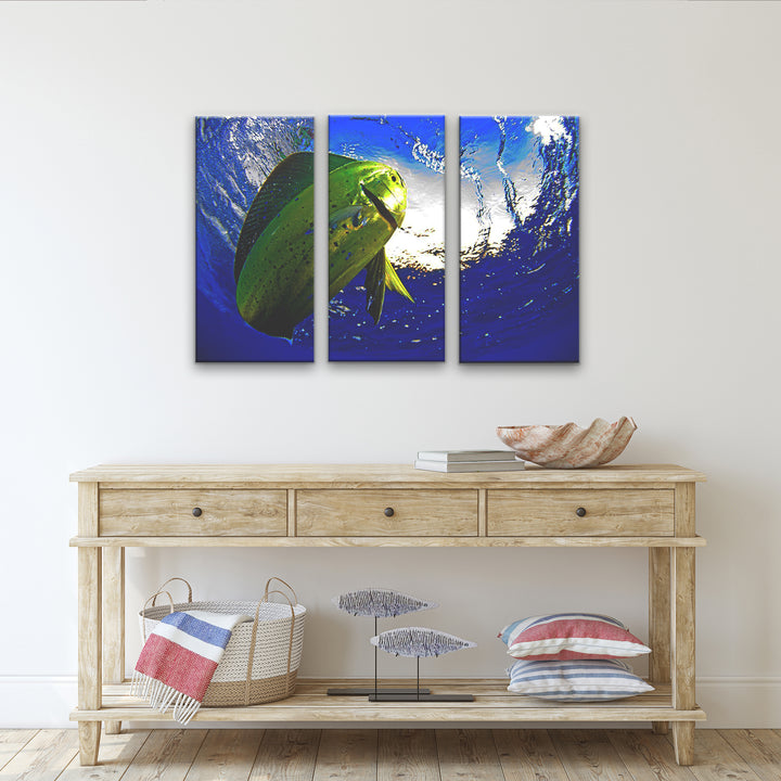 'Mahi' 3-Piece Wrapped Canvas Wall Art Set