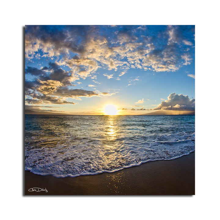 'Sun and Sea' Wrapped Canvas Wall Art