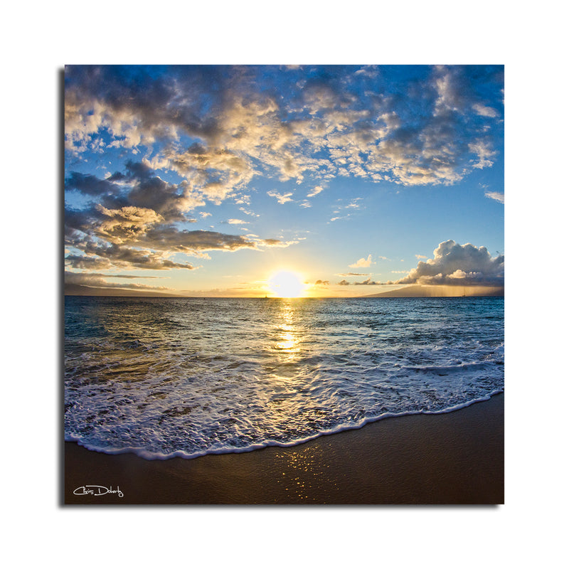 'Sun and Sea' Wrapped Canvas Wall Art