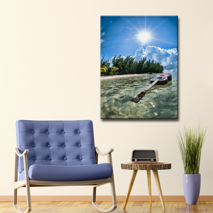 'Motion in the Ocean' Wrapped Canvas Wall Art