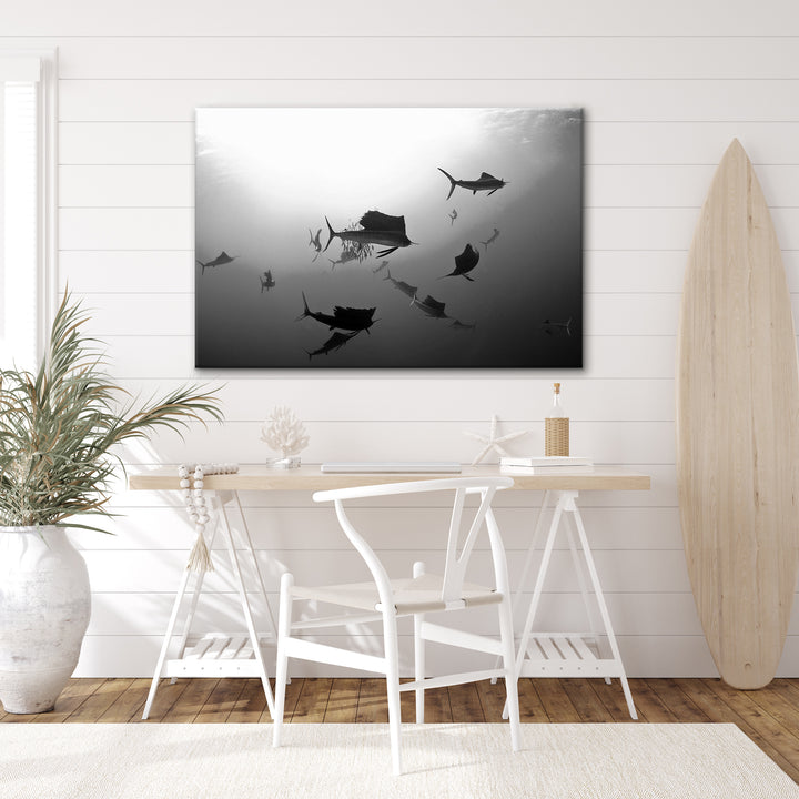 'Sailfish' Wrapped Canvas Wall Art