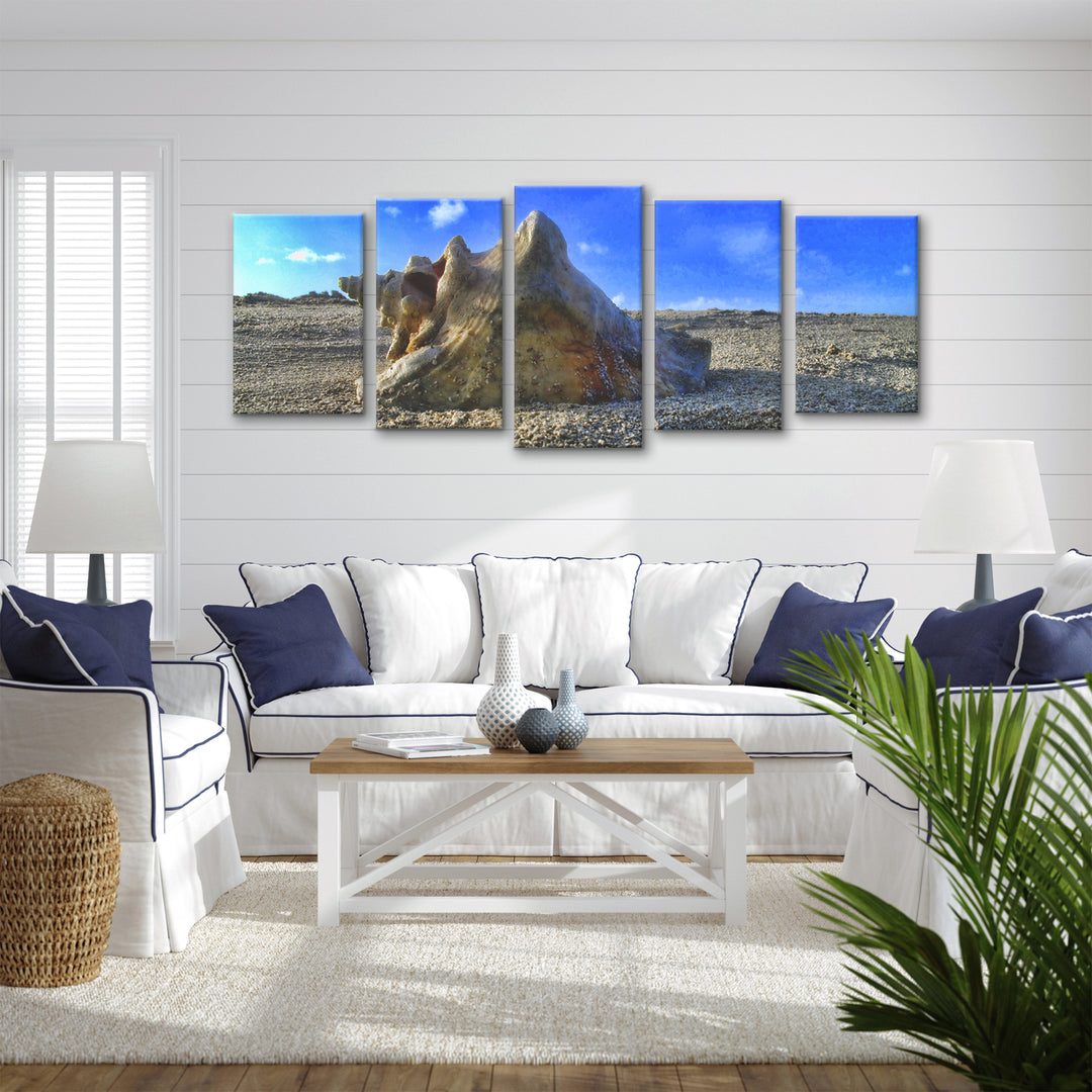 'Sunset' 5-Piece Wrapped Canvas Wall Art Set