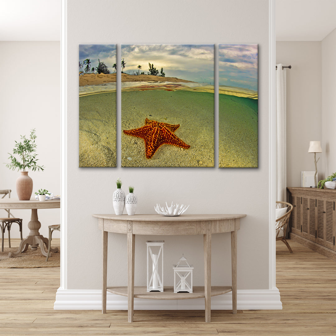 'Sunset' 3-Piece Wrapped Canvas Wall Art Set