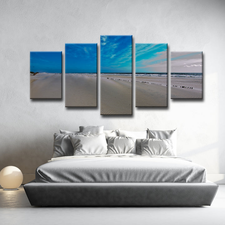 'Misty Coast' Wrapped Canvas Wall Art Set
