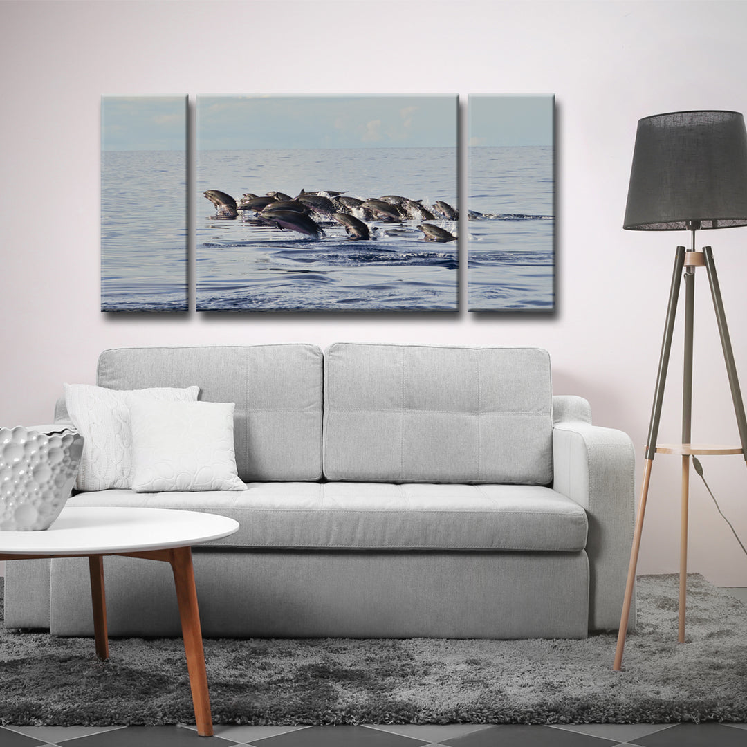 'Free at Sea' 3-Piece Wrapped Canvas Wall Art Set